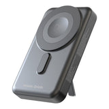 Magnetisk Powerbank 10000mAh Mobile Origin – USB-C och Lightning-kabel - Grå