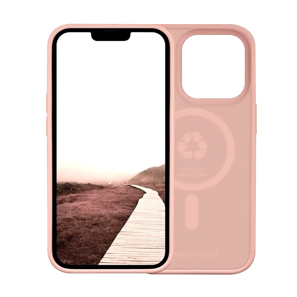 iPhone 14 Pro Pro dbramante1928 Monaco Skal - 100% Återvunnet Plast - Pink Sand