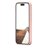 iPhone 15 Pro dbramante1928 Monaco Skal - 100% Återvunnen Plast - MagSafe-kompatibelt - Pink Sand