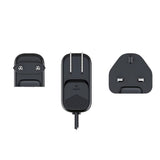 6-i-1 Reseadapter För EU/UK/USA Mobile Origin - 3x USB-C + 3x USB-A – Svart