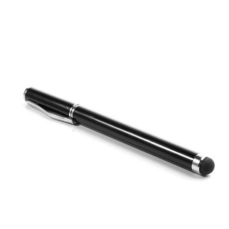 Universal Touch Pen med Kulspetspenna - Svart