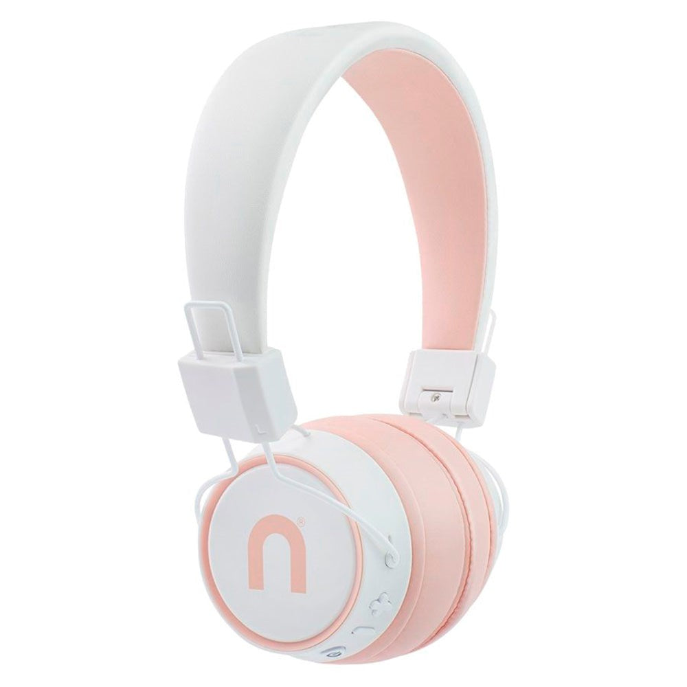 Niceboy Hive JOY 3 Sakura Bluetooth On-Ear hörlurar - Vit / Rosa