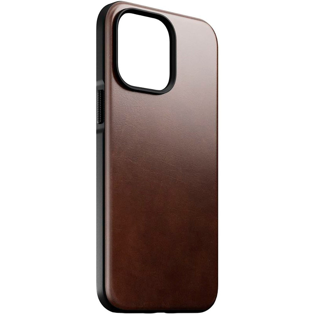 iPhone 14 Pro Max Modern Nomad Horween Leather Skal - MagSafe Kompatibel - Brun