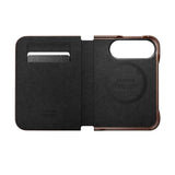 iPhone Duo Nomad Traditional Horween Leather Folio Skal - MagSafe Kompatibel - Rustic Brown