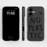 agood company iPhone 16 PLNTPRTCT Skal - Black / No Plastic