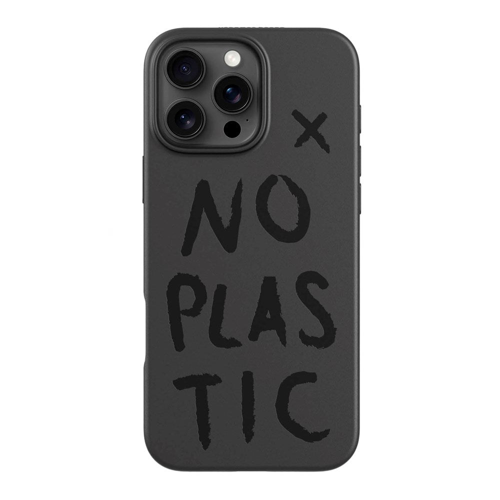 agood company iPhone 16 Pro Max PLNTPRTCT Skal - Black / No Plastic