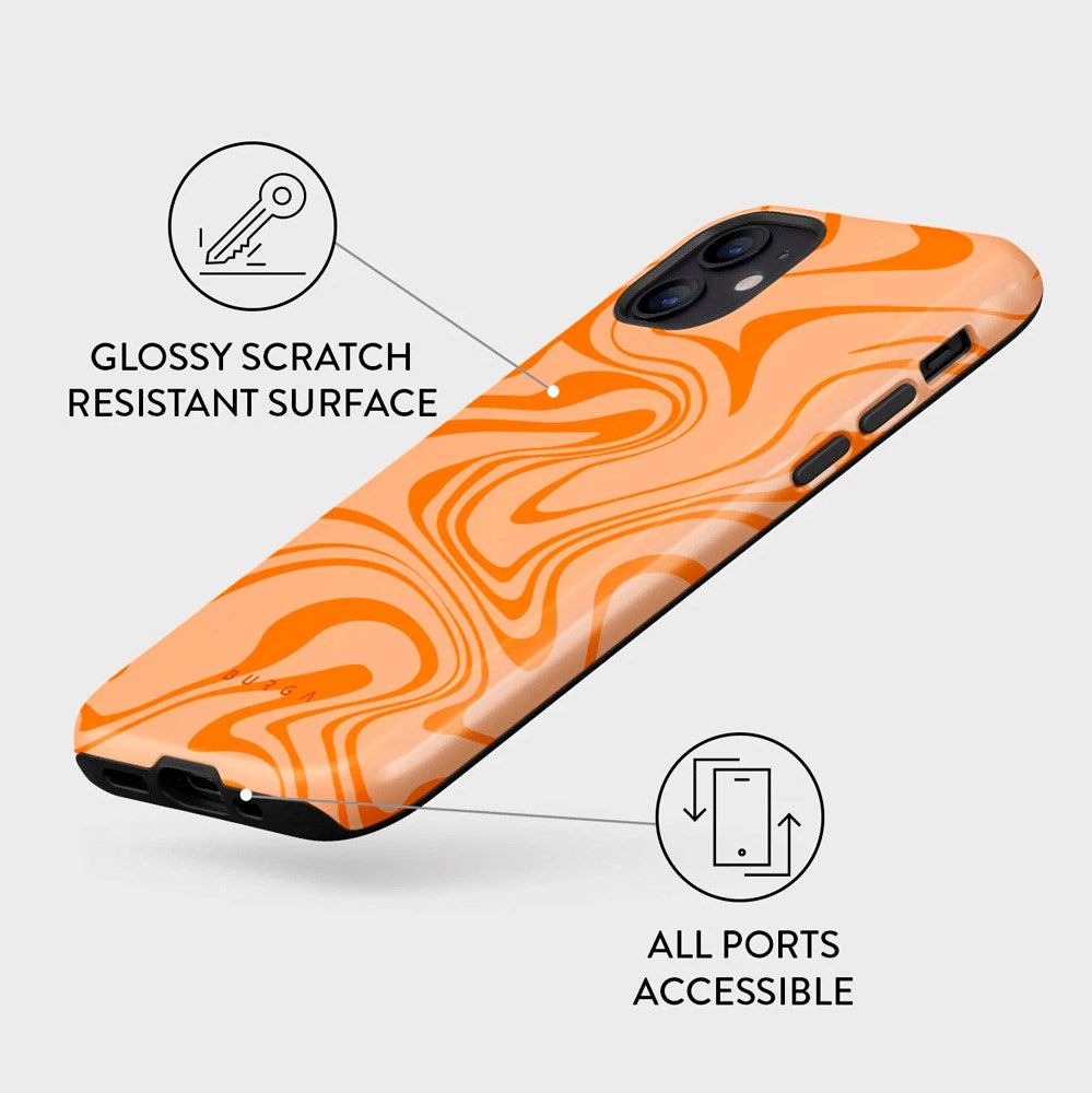 iPhone 12 / 12 Pro Burga Tough Fashion Skal - High Vibrations