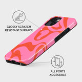 iPhone 13 Burga Tough Fashion Skal - Ride the Wave