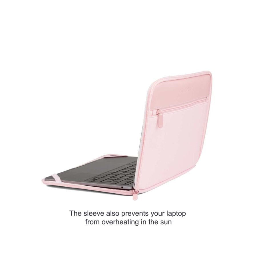 Philbert MacBook 15-16" Fodral med Inbyggt Sol / Privacy Skydd - Rosa