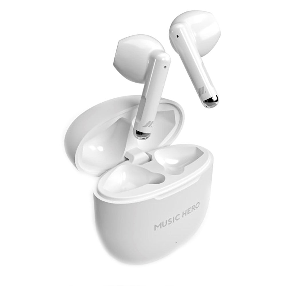 MUSIC HERO Nubox True Wireless Stereo In-Ear Hörlurar - Vit