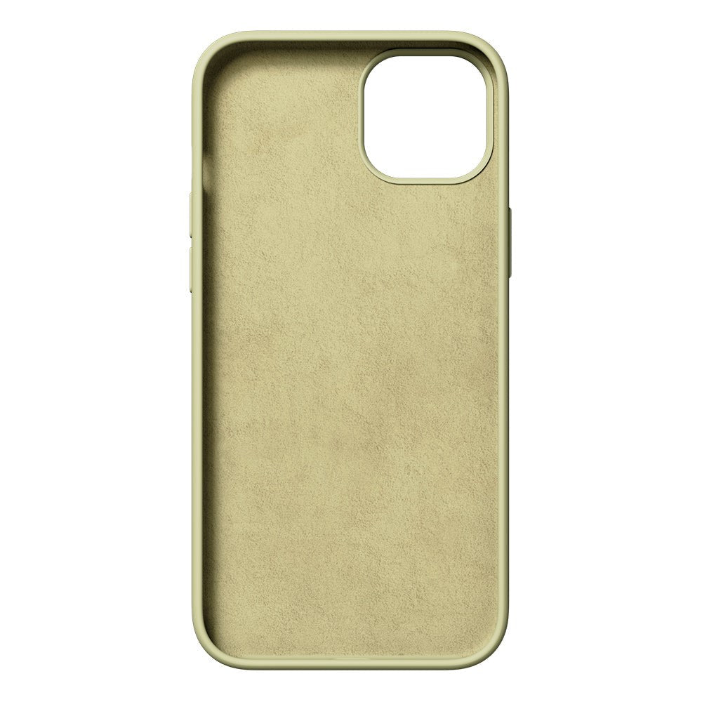 Nudient iPhone 15 Base Silikon Skal - Pale Yellow