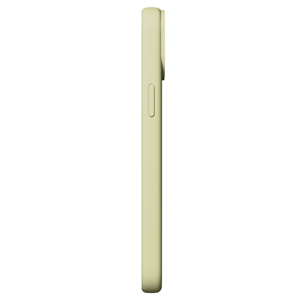 Nudient iPhone 15 Base Silikon Skal - Pale Yellow