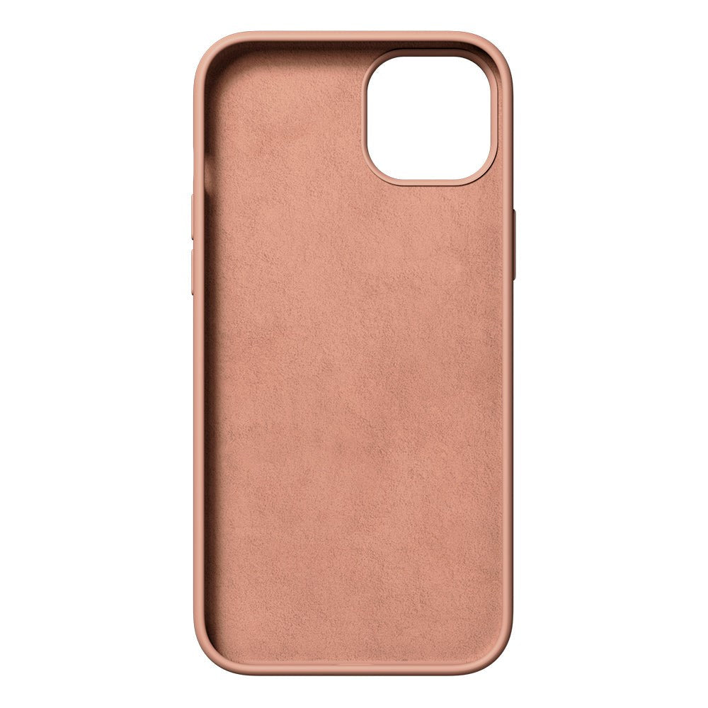 Nudient iPhone 15 Base Silikon Skal - Peach Orange
