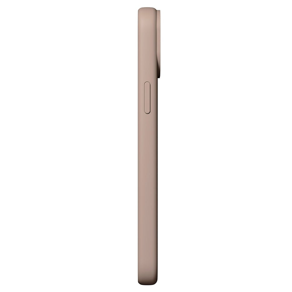 Nudient iPhone 15 Base Silikon Skal - Stone Beige