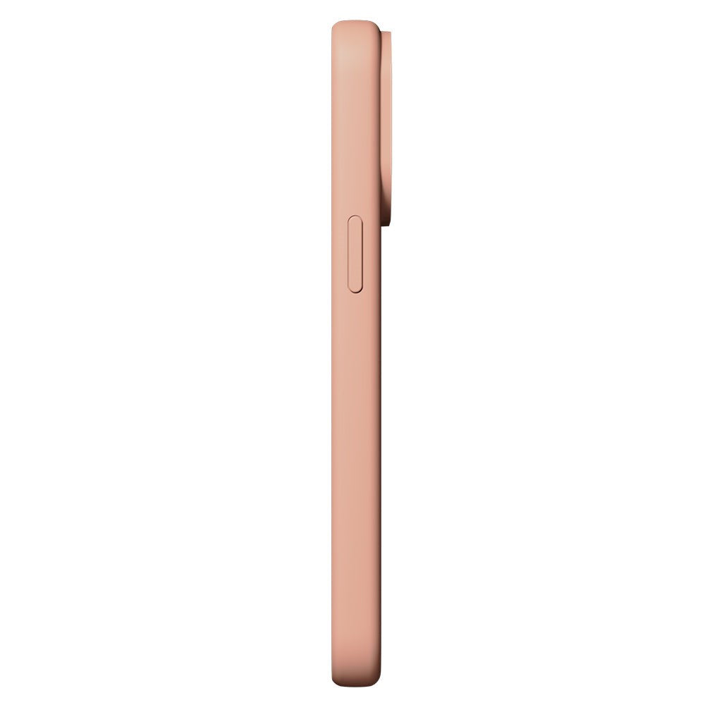 Nudient iPhone 15 Pro Base Silikon Skal - Peach Orange