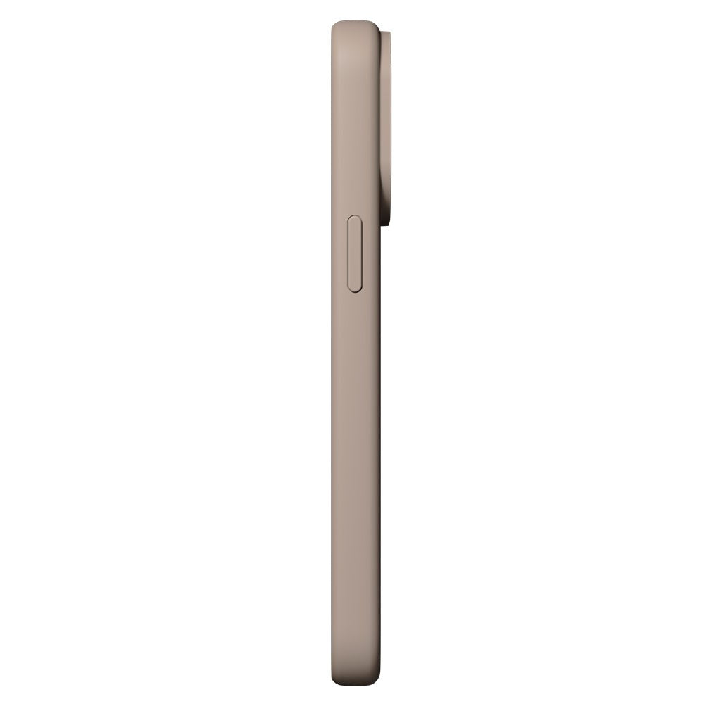 Nudient iPhone 15 Pro Base Silikon Skal - Stone Beige