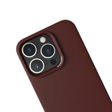 iPhone 16 Pro Nudient Thin Case Skal - MagSafe-Kompatibelt - Burgundy Red