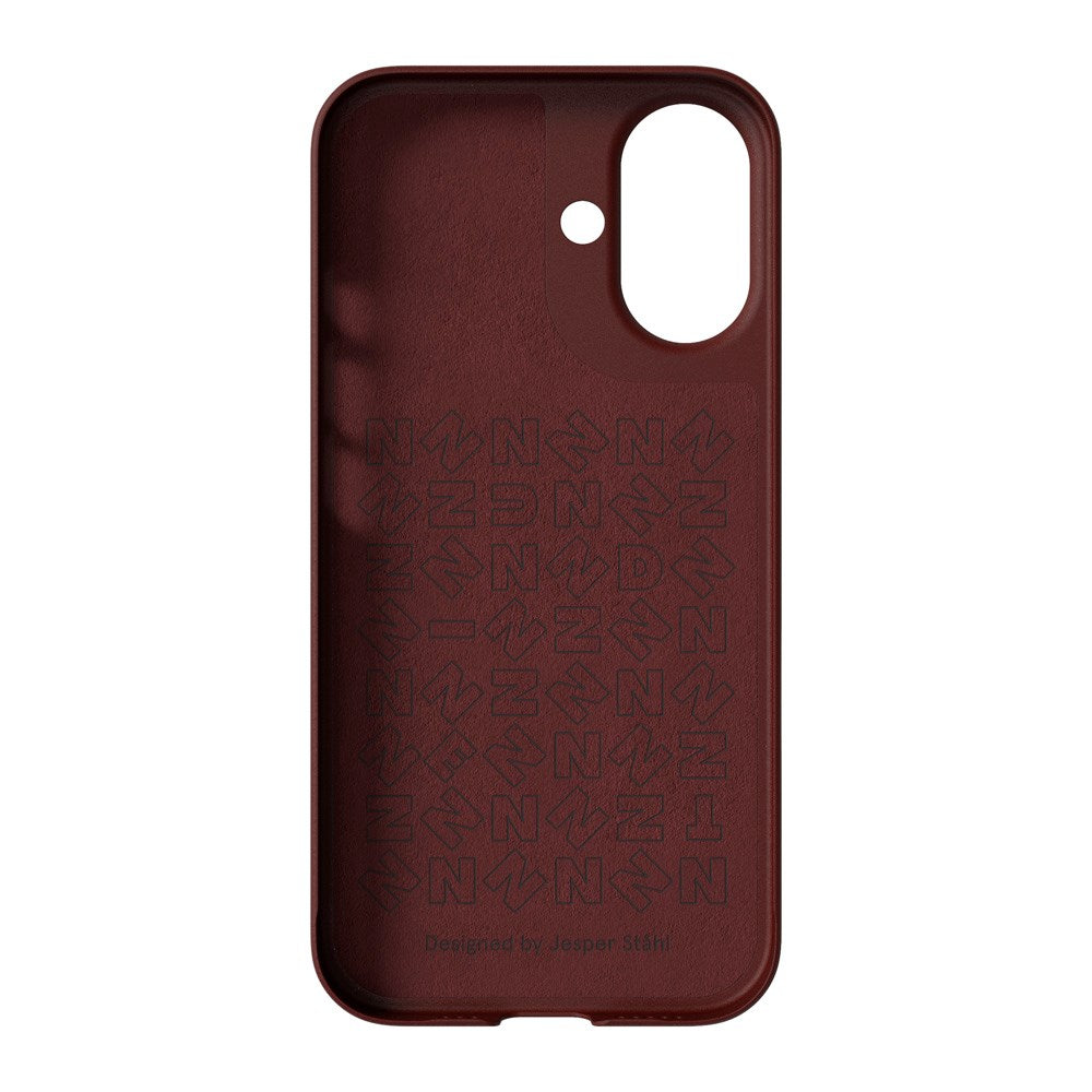 iPhone 16 Nudient Thin Case Skal - MagSafe-kompatibelt - Burgundy Red