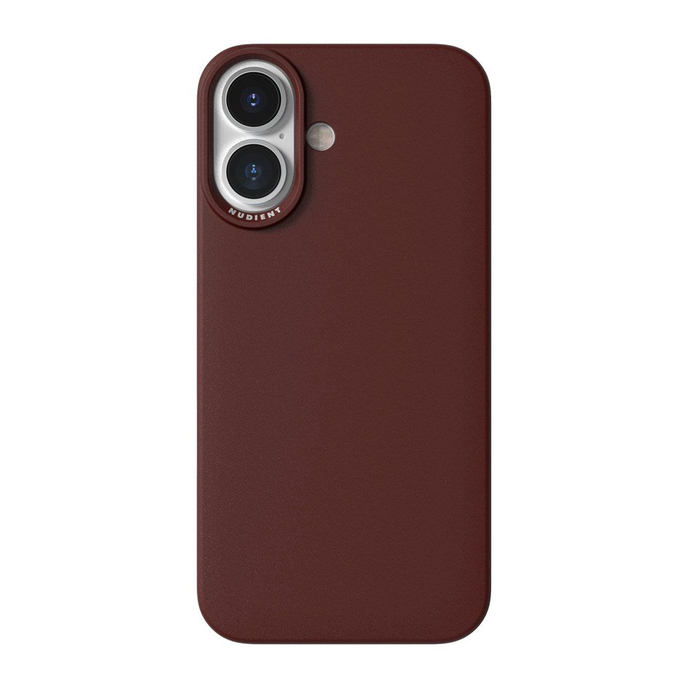 iPhone 16 Nudient Thin Case Skal - MagSafe-kompatibelt - Burgundy Red