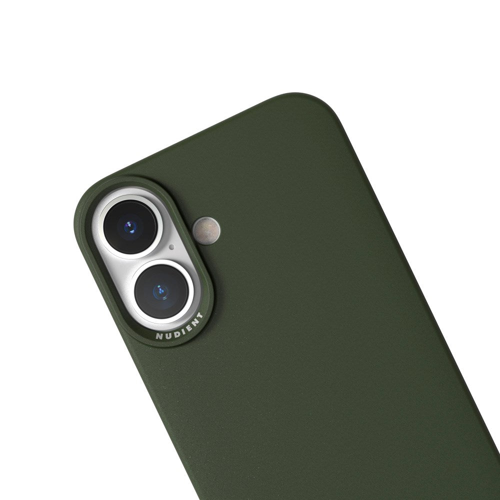 iPhone 16 Nudient Thin Case Skal - MagSafe-Kompatibelt - Pine Green