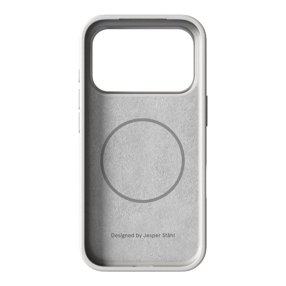 iPhone 18 Pro / 17 Pro Nudient Bold Case Skal - MagSafe Kompatibel - Chalk White