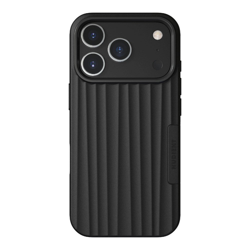iPhone 18 Pro / 17 Pro Nudient Bold Case Skal - MagSafe Kompatibel - Charcoal Black