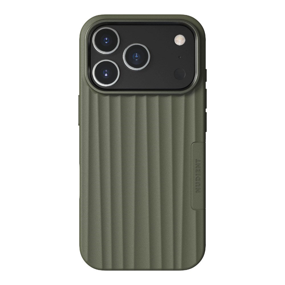iPhone 18 Pro / 17 Pro Nudient Bold Case Skal - MagSafe Kompatibel - Olive Green