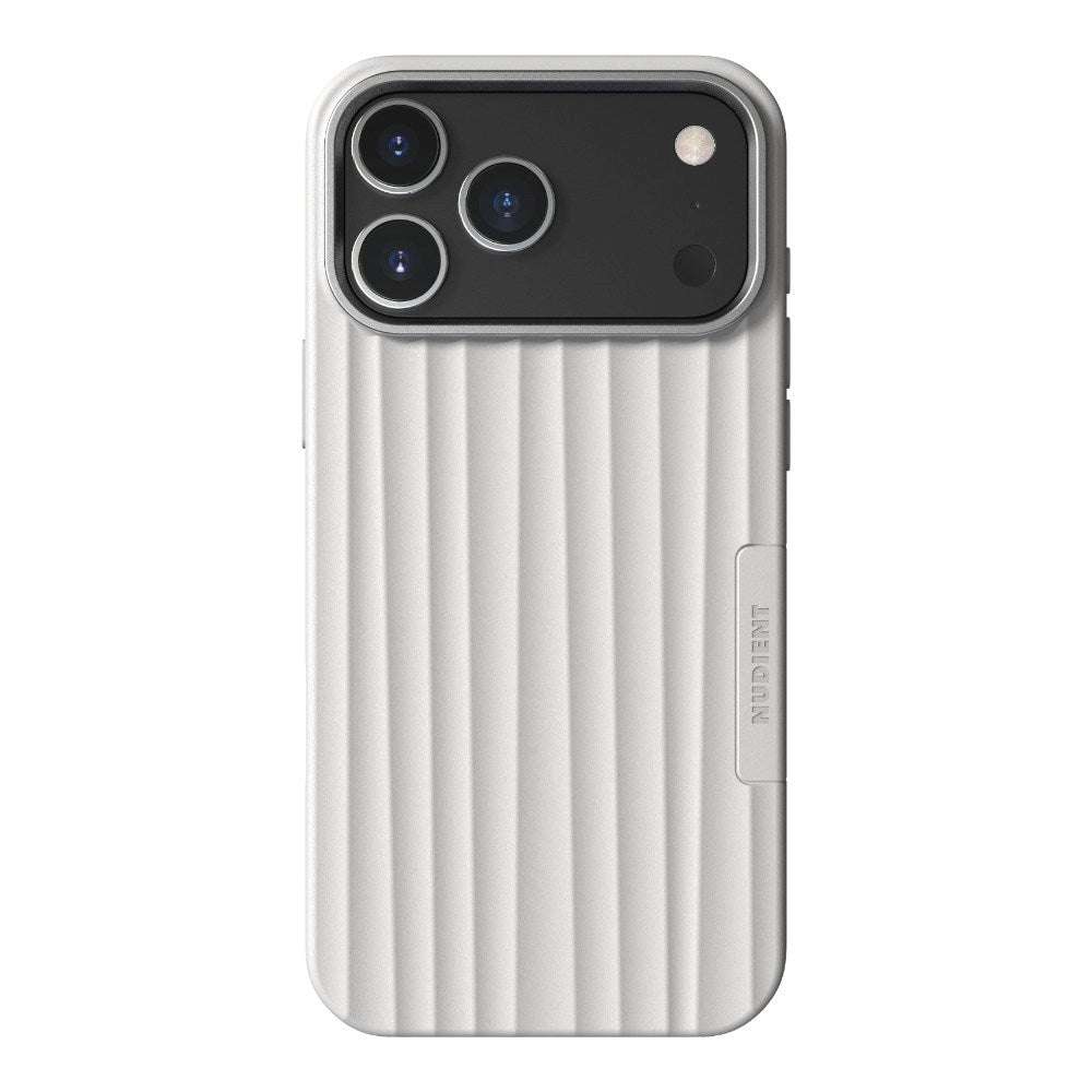 iPhone 18 Pro Max / 17 Pro Max Nudient Bold Case Skal - MagSafe Kompatibel - Chalk White
