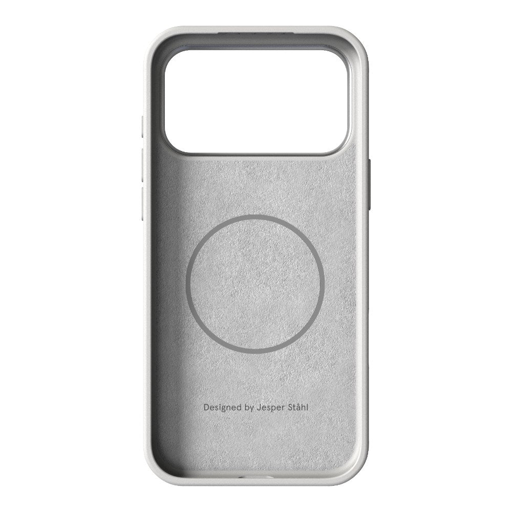 iPhone 18 Pro Max / 17 Pro Max Nudient Bold Case Skal - MagSafe Kompatibel - Chalk White