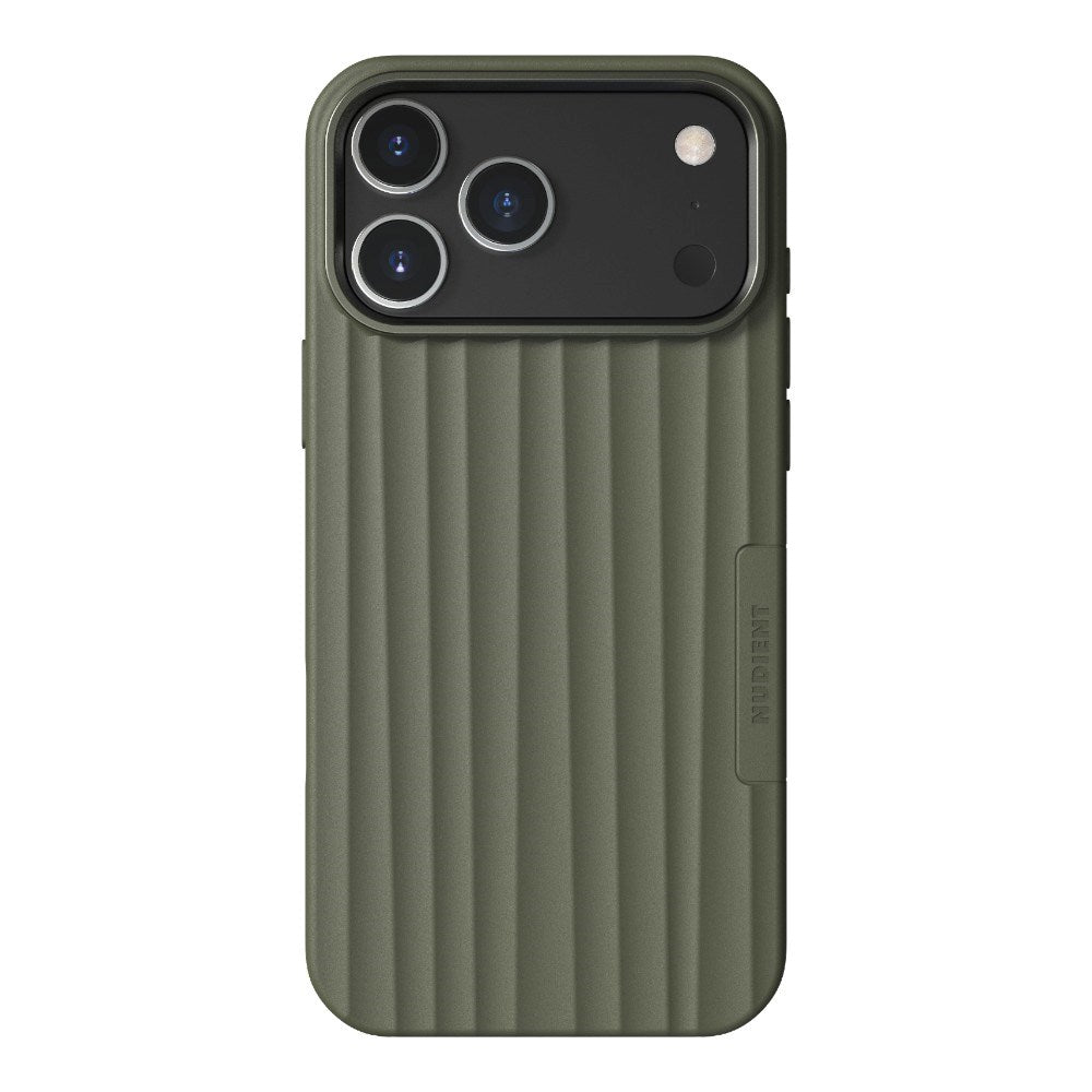 iPhone 18 Pro Max / 17 Pro Max Nudient Bold Case Skal - MagSafe Kompatibel - Olive Green