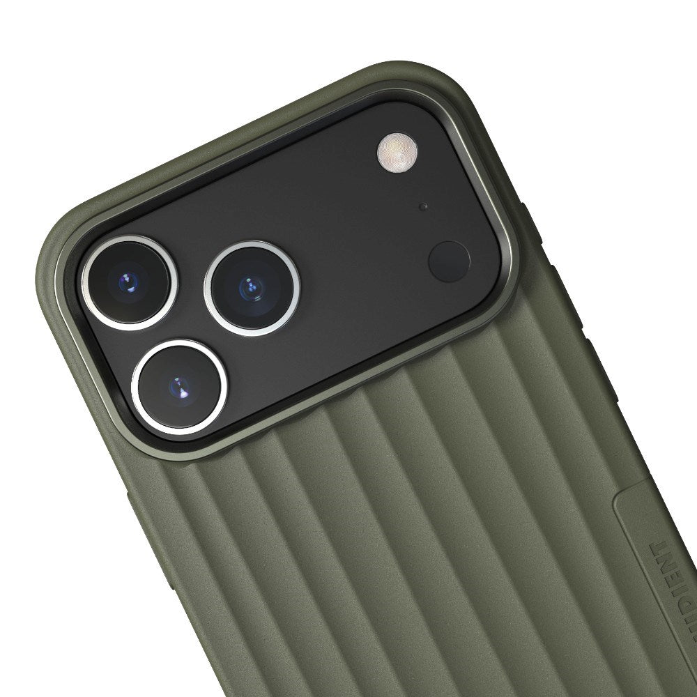 iPhone 18 Pro Max / 17 Pro Max Nudient Bold Case Skal - MagSafe Kompatibel - Olive Green