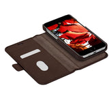 Dbramante1928 iPhone 12/12 Pro New York 2-i-1 Läder Flipfodral - Brun