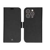 Dbramante1928 iPhone 14 Pro New York 2-i-1 Läder Flipfodral - Svart