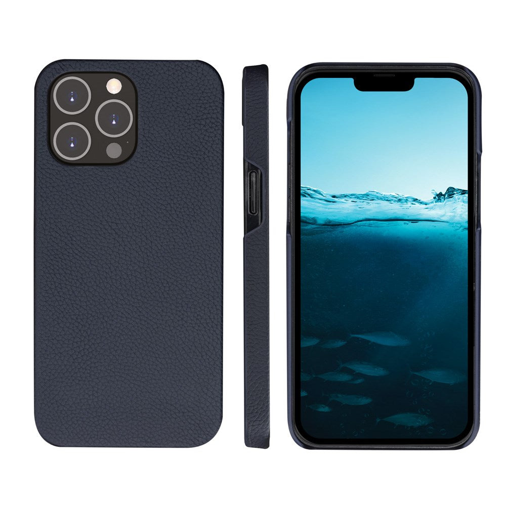 iPhone 14 Pro Max dbramante1928 New York 2-i-1 Äkta Läder Flip Fodral - Pacific Blue