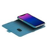 Dbramante1928 iPhone 11 New York 2-i-1 Läder Flipfodral - Blå