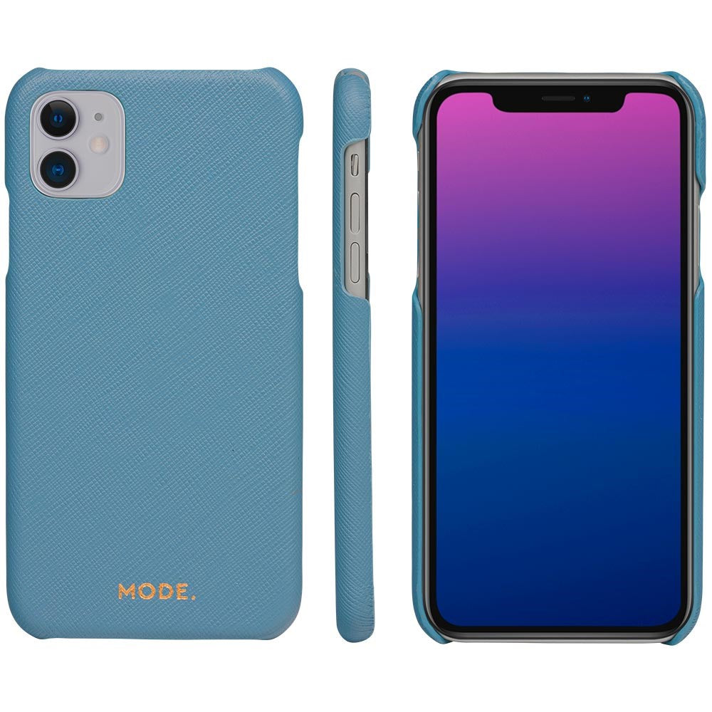 Dbramante1928 iPhone 11 New York 2-i-1 Läder Flipfodral - Blå