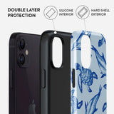 iPhone 12 / 12 Pro Burga Tough Fashion Skal - Aquatic Dance