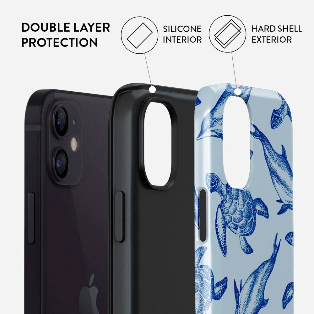 iPhone 12 / 12 Pro Burga Tough Fashion Skal - MagSafe Kompatibel - Aquatic Dance