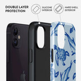 iPhone 12 / 12 Pro Burga Tough Fashion Skal - MagSafe Kompatibel - Aquatic Dance