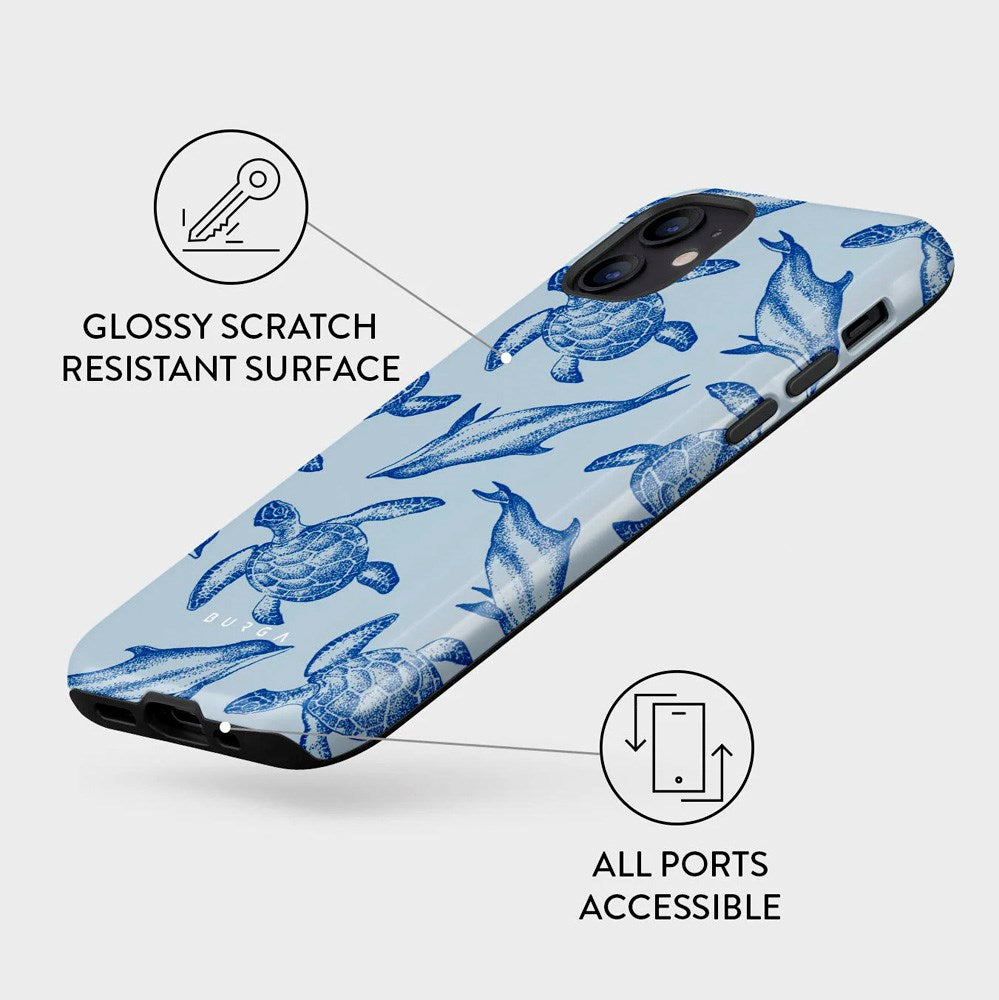 iPhone 12 / 12 Pro Burga Tough Fashion Skal - Aquatic Dance