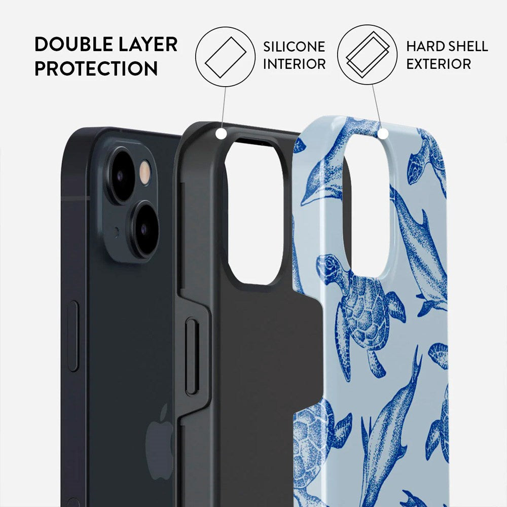 iPhone 13 Burga Tough Fashion Skal - MagSafe Kompatibel - Aquatic Dance