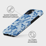 iPhone 13 Burga Tough Fashion Skal - MagSafe Kompatibel - Aquatic Dance