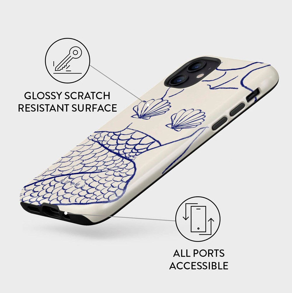 iPhone 12 / 12 Pro Burga Tough Fashion Skal - Marine Muse