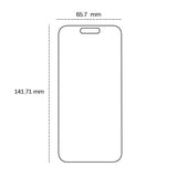 iPhone 16 / 15 TFO Skärmskydd - Genomskinlig