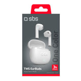 SBS One Color True Wireless In-Ear Hörlurar - Vit