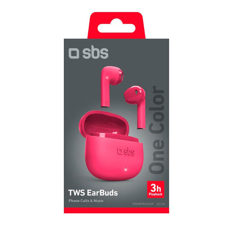 SBS One Color True Wireless In-Ear Hörlurar - Pink