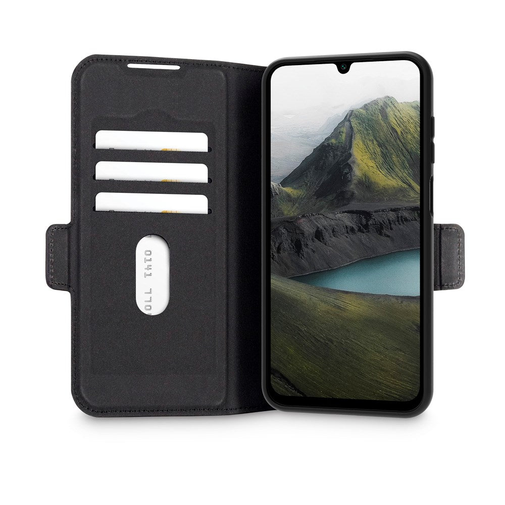 Samsung Galaxy A26 (5G) dbramante1928 Oslo Pro Slim Återvunnen Plast Fodral med Korthållare - Svart