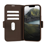 iPhone 17e / 16e dbramante1928 Oslo Pro Slim Återvunnen Plast Fodral med Korthållare - Dark Tan