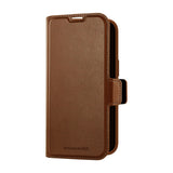 iPhone 17e / 16e dbramante1928 Oslo Pro Slim Återvunnen Plast Fodral med Korthållare - Dark Tan