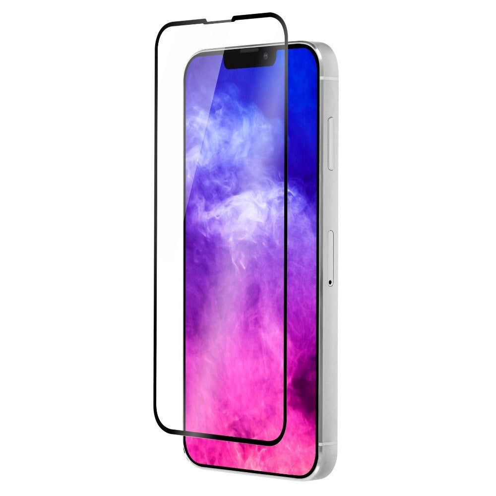 iPhone 13 Pro Max QDOS OptiGuard Curved Glass Skärmskydd - Skalvänlgit - Svart